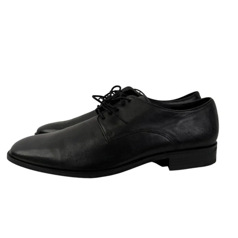 Cole Haan Air Kilgore Plain Oxford Black Nappa Leather Dress Shoes‎ Mens 12